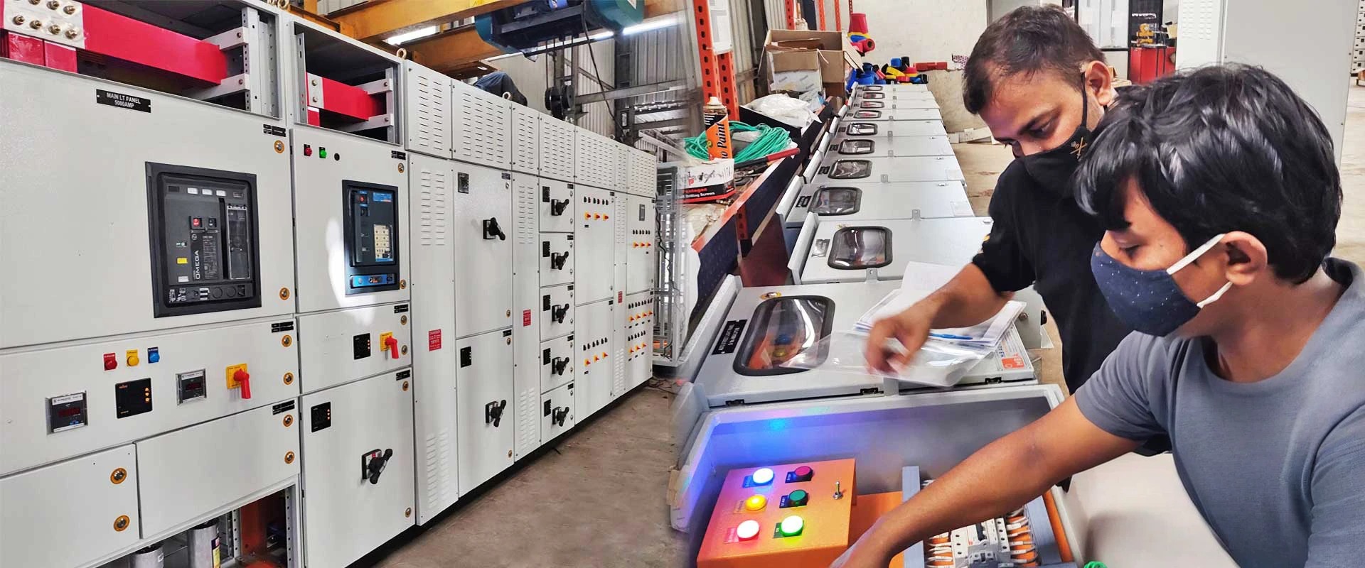 electrical power control panels HT LT panel mcc pcc panels amf panel sub distribution manufacturers suppliers exporters india